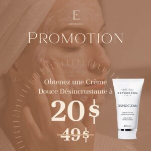Obtenez une Crème Douce Désincrustante Osmoclean à 20 $ à l'achat de votre nettoyant préféré