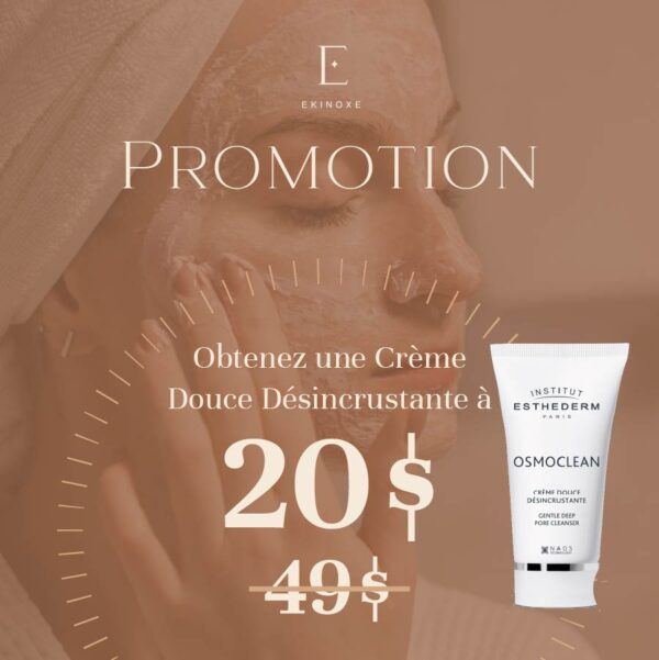 Obtenez une Crème Douce Désincrustante Osmoclean à 20 $ à l'achat de votre nettoyant préféré