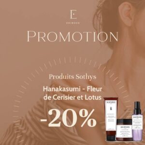 Produits pour le corps Hanakasumi fleur de Cerisier et Lotus de Sothys