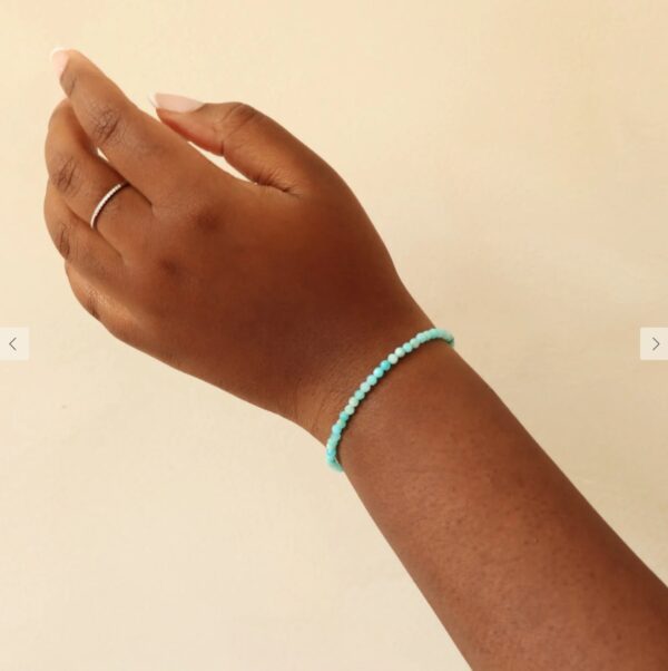 Bracelet en pierres naturelles d'amazonite – Image 3